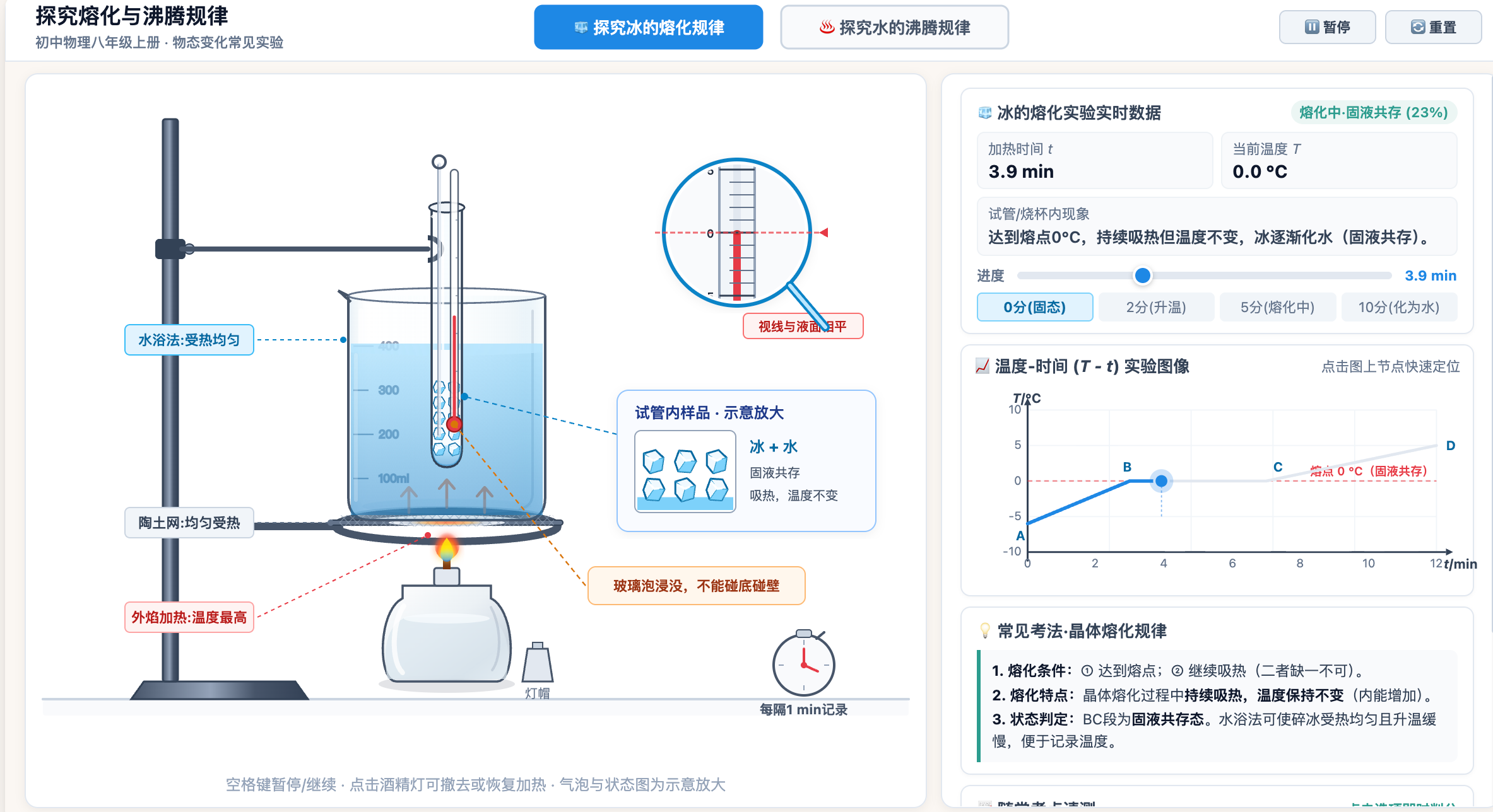 探究熔化与沸腾规律