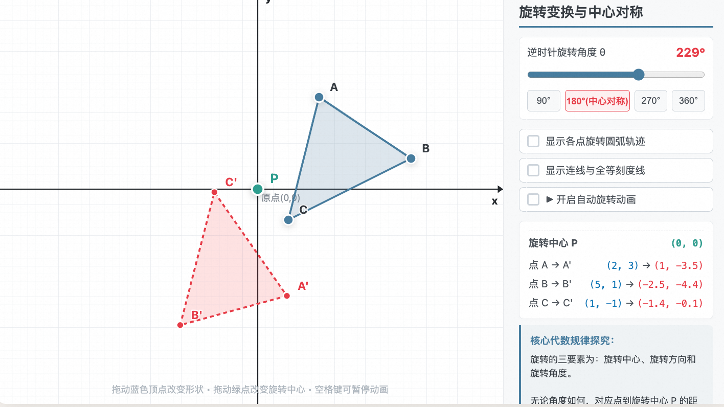 图形的平移与旋转、中心对称