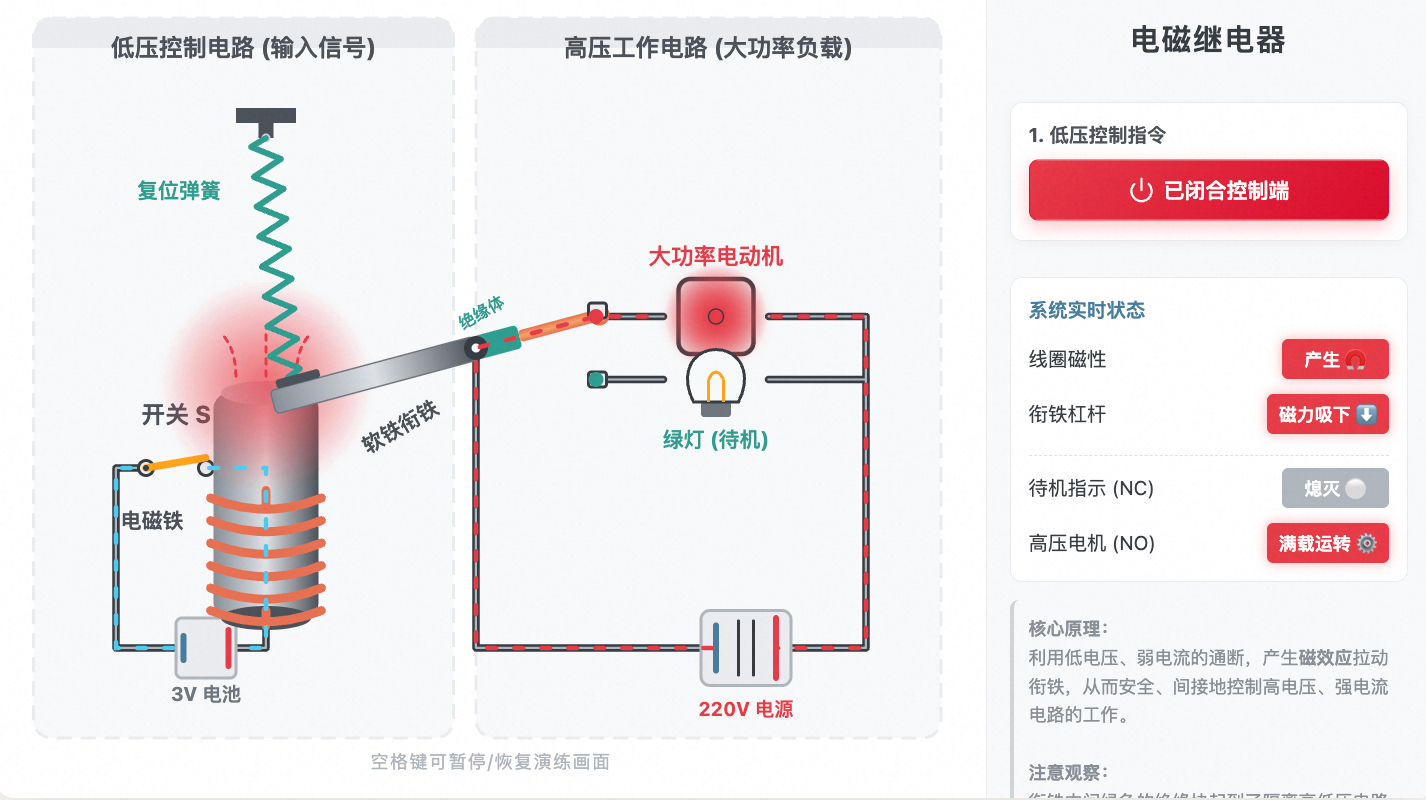 电磁继电器原理