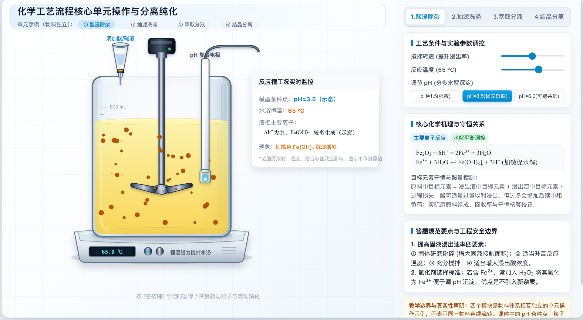 化学工艺流程中的基本操作
