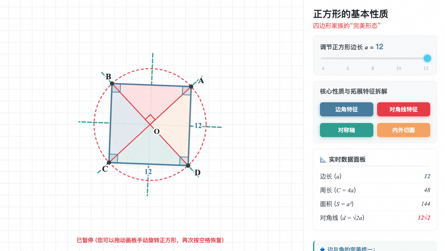 正方形基本性质