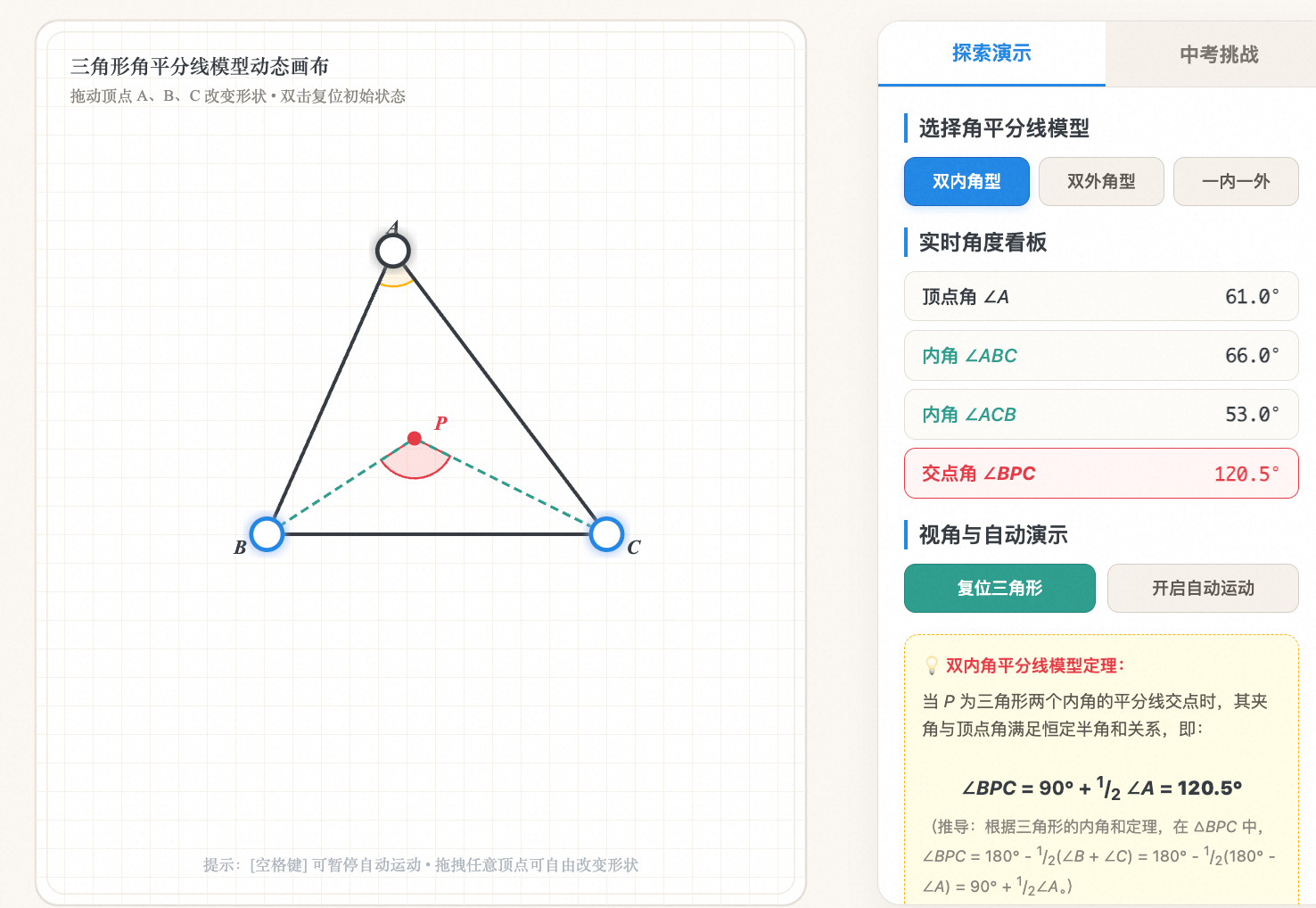 三角形角平分线模型