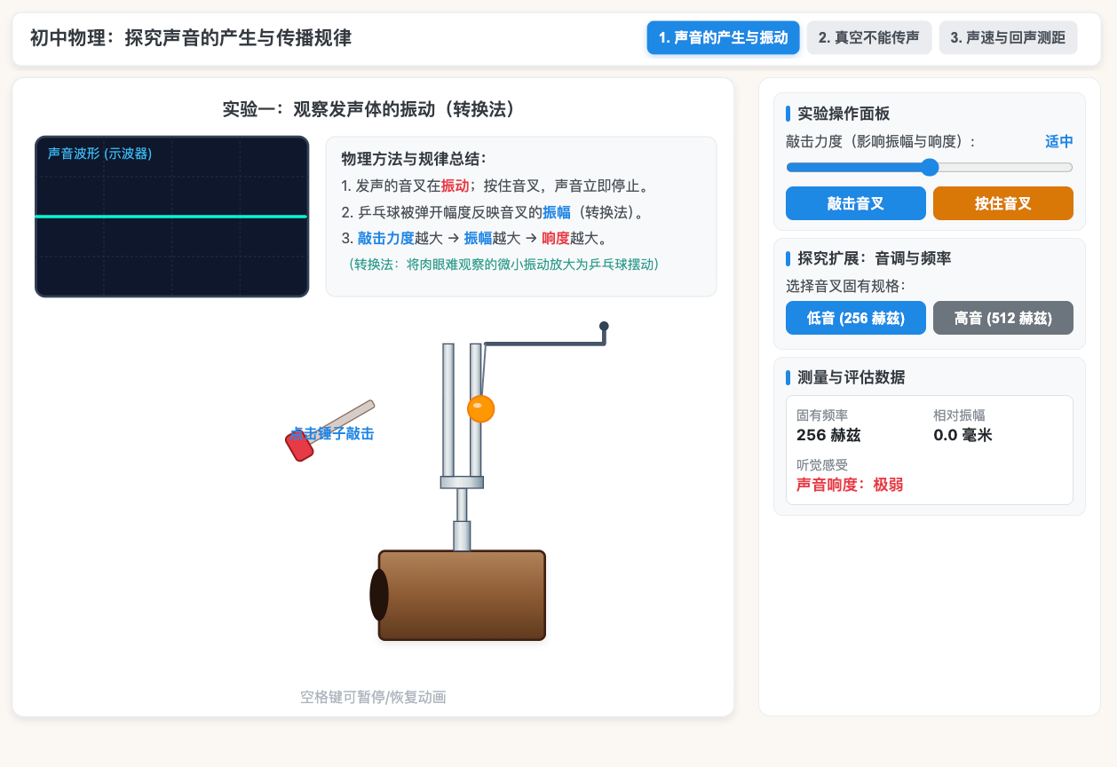 声音的产生与传播