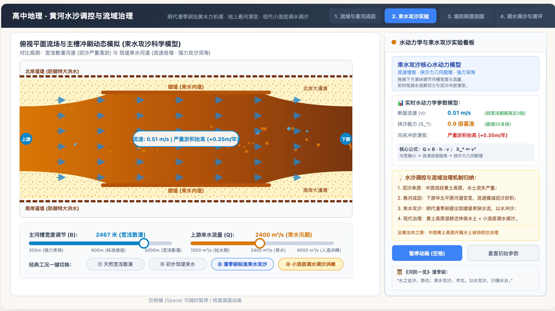 黄河水沙调控与流域治理