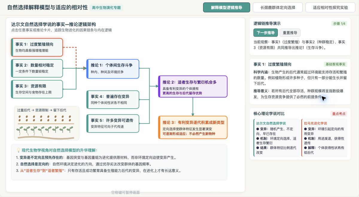 自然选择解释模型与适应的相对性